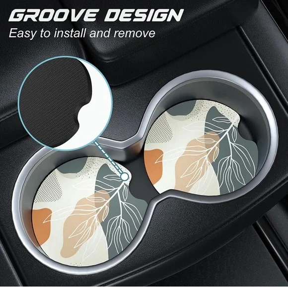 Mushroom Tree Car Coaster 2 Pack - Picture 8 of 11